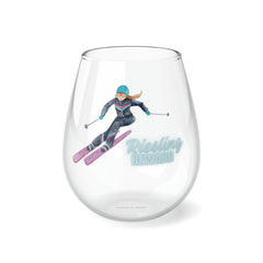 Stemless Wine Glass Riesling Reward, Wine Enthusiast Gift, Drinking Glasses, Wine Lovers, Wine Tasting Party - Best Gifter Ever: Unwrap Your Passion: Ski. Snowboard. Travel. Love. Play. Shop.