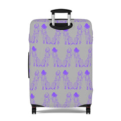 Stylish Gray Luggage Cover for Traveling Ladies | Protect & Personalize Your Suitcase and Carry - On! - Best Gifter Ever: Everyday Items and Unique Gifts for Ski, Snowboard, Travel, and More