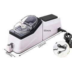 USB Electric Knife Sharpener - Adjustable Kitchen Gadget for Knives and Scissors, Professional Tool - Best Gifter Ever: Everyday Items and Unique Gifts for Ski, Snowboard, Travel, and More