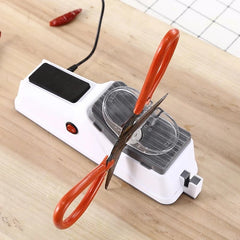 USB Electric Knife Sharpener - Adjustable Kitchen Gadget for Knives and Scissors, Professional Tool - Best Gifter Ever: Everyday Items and Unique Gifts for Ski, Snowboard, Travel, and More