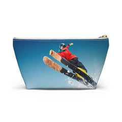 Versatile T - Bottom Accessory Pouch: Ideal Travel Gift for Ski Lovers! - Best Gifter Ever: Unwrap Your Passion: Ski. Snowboard. Travel. Love. Play. Shop.