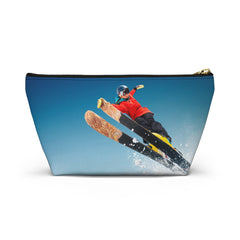 Versatile T - Bottom Accessory Pouch: Ideal Travel Gift for Ski Lovers! - Best Gifter Ever: Unwrap Your Passion: Ski. Snowboard. Travel. Love. Play. Shop.