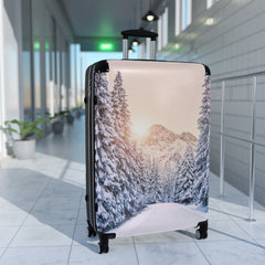 Vintage - Inspired Suitcase, Travel Luggage, Stylish Adventure Companion, Functional Carry - On, Unique Travel Bag, Original Travel accessories - Best Gifter Ever: Unwrap Your Passion: Ski. Snowboard. Travel. Love. Play. Shop.