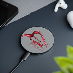 Wine Down Magnetic Induction Charger | Custom Wireless iPhone charger - Best Gifter Ever: Unwrap Your Passion: Ski. Snowboard. Travel. Love. Play. Shop.