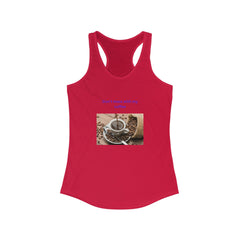 Women's Ideal Racerback Tank for Coffee Lovers. "Don't mess with my coffee!" - Best Gifter Ever: Unwrap Your Passion: Ski. Snowboard. Travel. Love. Play. Shop.