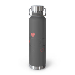 XOXO Game Copper Water Bottle - Perfect Romantic Gift. 22oz - Best Gifter Ever: Unwrap Your Passion: Ski. Snowboard. Travel. Love. Play. Shop.