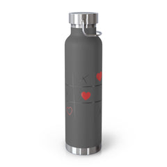 XOXO Game Copper Water Bottle - Perfect Romantic Gift. 22oz - Best Gifter Ever: Unwrap Your Passion: Ski. Snowboard. Travel. Love. Play. Shop.