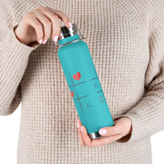 XOXO Game Copper Water Bottle - Perfect Romantic Gift. 22oz - Best Gifter Ever: Unwrap Your Passion: Ski. Snowboard. Travel. Love. Play. Shop.