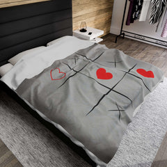 XOXO Game Velveteen Plush Blanket - Add a Touch of Coziness to Your Home. Celebrate Love and Romance. - Best Gifter Ever: Unwrap Your Passion: Ski. Snowboard. Travel. Love. Play. Shop.