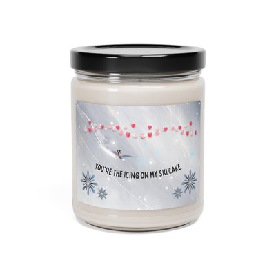 You Are the Icing on My Ski Cake| Hand - Poured Scented Soy Candle | 9oz - Best Gifter Ever: Unwrap Your Passion: Ski. Snowboard. Travel. Love. Play. Shop.