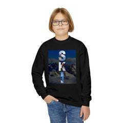 Youth Sweatshirt: Live Fast, Ski Faster | Cozy Crewneck in Multiple Colors - Best Gifter Ever: Unwrap Your Passion: Ski. Snowboard. Travel. Love. Play. Shop.