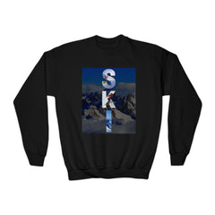 Youth Sweatshirt: Live Fast, Ski Faster | Cozy Crewneck in Multiple Colors - Best Gifter Ever: Unwrap Your Passion: Ski. Snowboard. Travel. Love. Play. Shop.